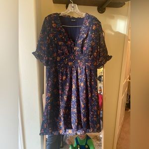 Madewell Floral Mini Dress